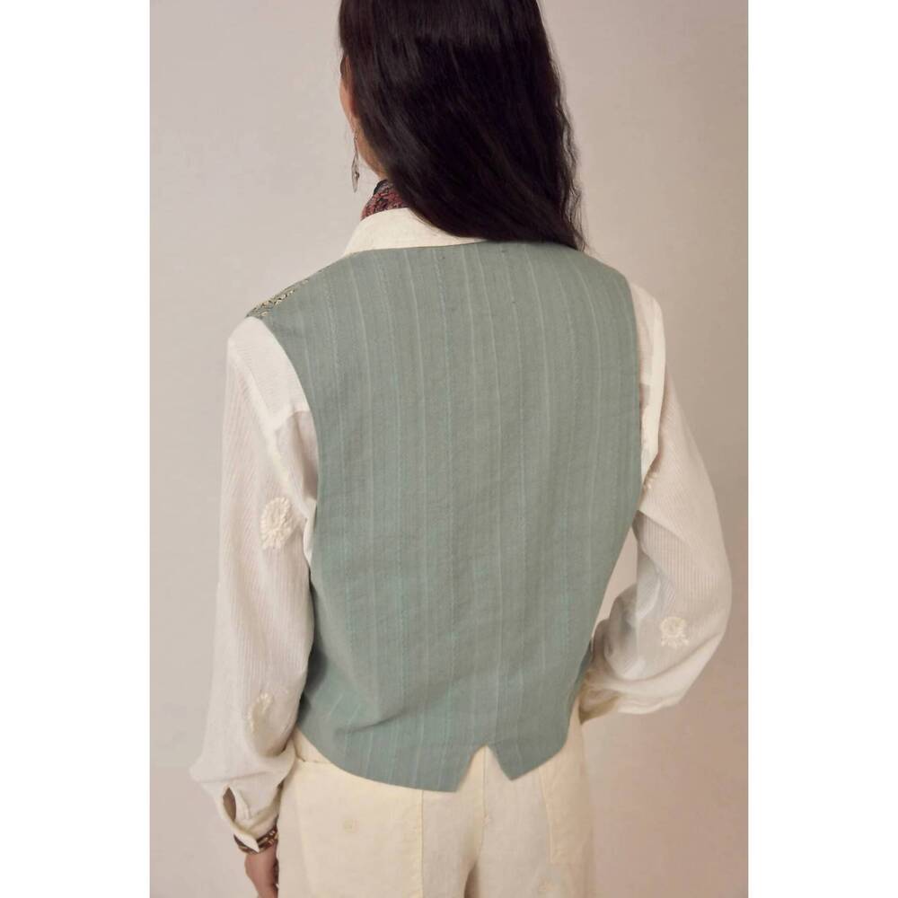 NEW MAISON HOTEL florence vest in cerulean - Picture 4 of 5